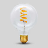 7W Globe G95 Dim to warm E27 Clear LED Bulb