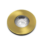 Brushed Gold GU10 Fire Rated IP65 Downlight