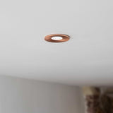 Brushed Copper CCT Dim To Warm Fire Rated LED Dimmable 10W IP65 Downlight