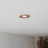 Polished Copper CCT Dim To Warm Fire Rated LED Dimmable 10W IP65 Downlight