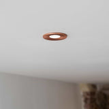 Satin Rose Gold CCT Dim To Warm Fire Rated LED Dimmable 10W IP65 Downlight