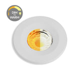 Primed Paintable CCT Dim To Warm Fire Rated LED Dimmable 10W IP65 Downlight