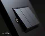 Matt Black - Black Inserts Matt Black 20A DP Sink/bath Switch - Black Trim