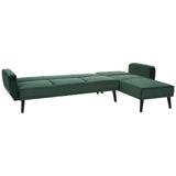 Sofa Beds Serene 3 Seat Green Sofa Bed