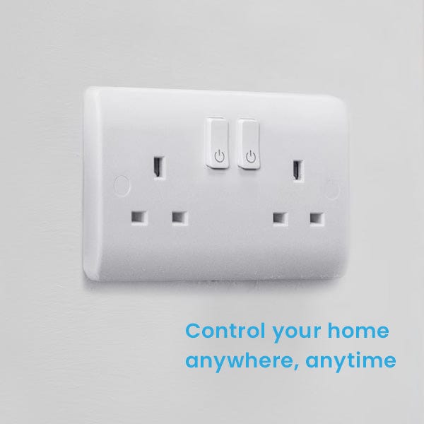 Click Smart+ Home WIFI 13A 2 Gang Switched Plug Socket – SE Home